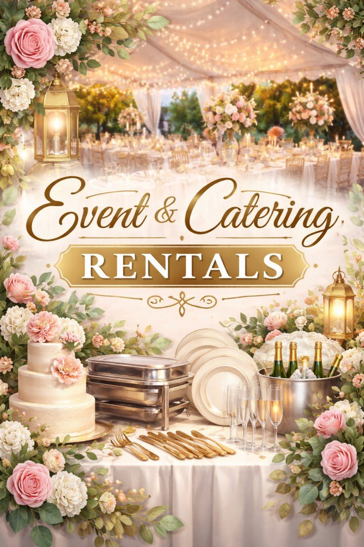 Your Reliable Partner for Event &amp; Catering Rentals